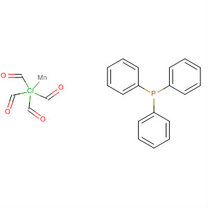 Manganese, tetracarbonylchloro(triphenylphosphine)- molecular structure