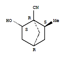 BICYCLO[2.2.1]HEPTANE-1-CARBONITRILE,2-HYDROXY-6-METHYL-,(2-EXO,6-ENDO)- molecular structure