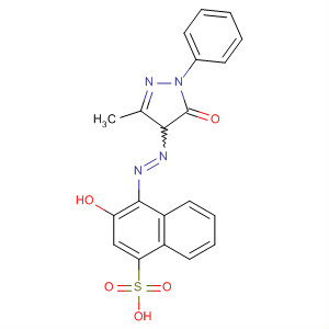 4-[[(4,5-Dihydro-3-methyl-5-oxo-1-phenyl-1H-pyrazol)-4-yl]azo]-3-hydroxy-1-naphthalenesulfonic acid