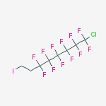 1-chloro-1,1,2,2,3,3,4,4,5,5,6,6- dodecafluoro-8-iodooctane molecular structure
