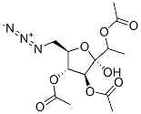 .alpha.-D-Fructofuranoside, methyl 6-azido-6-deoxy-, 1,3,4-triacetate molecular structure