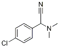 4-Chloro-α-(dimethylamino)benzeneacetonitrile molecular structure