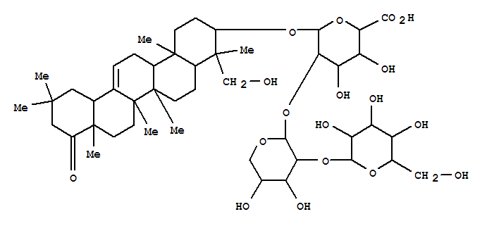 Oleanane,b-D-glucopyranosiduronic acidderiv. molecular structure