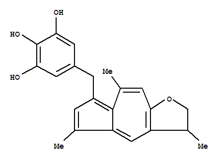(-)-Gorgiagallylazulene molecular structure