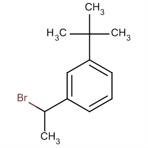 Benzene, 1-(1-bromoethyl)-3-(1,1-dimethylethyl)- molecular structure