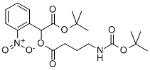 ALPHA-[4-[[(1,1-DIMETHYLETHOXY)CARBONYL]AMINO]-1-OXOBUTOXY]-2-NITRO-, 1,1-DIMETHYLETHYL ESTER BENZENEACETIC ACID molecular structure