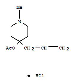 1-methyl-4-(prop-2-en-1-yl)piperidin-4-yl acetate molecular structure