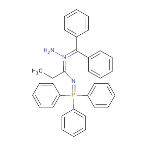 Ethanehydrazonamide,N'-(diphenylmethylene)-N-(triphenylphosphoranylidene)- molecular structure