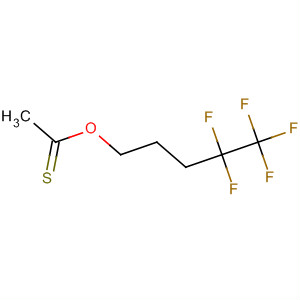 Ethanethioic acid, S-(4,4,5,5,5-pentafluoropentyl) ester molecular structure