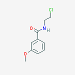 Benzamide, N-(2-chloroethyl)-3-methoxy- molecular structure