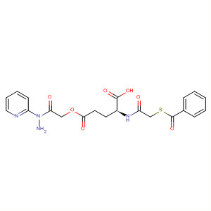 L-Glutamic acid, N-[(benzoylthio)acetyl]-, 5-methyl ester,1-[2-(2-pyridinyl)hydrazide]