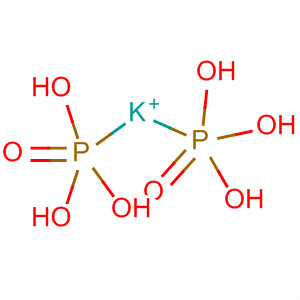 Diphosphoric acid, monopotassium salt molecular structure