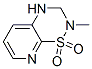 2H-Pyrido[3,2-e]-1,2,4-thiadiazine,3,4-dihydro-2-methyl-, 1,1-dioxide molecular structure