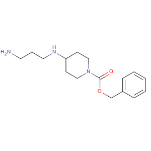 1-Piperidinecarboxylic acid, 4-[(3-aminopropyl)amino]-, phenylmethylester molecular structure