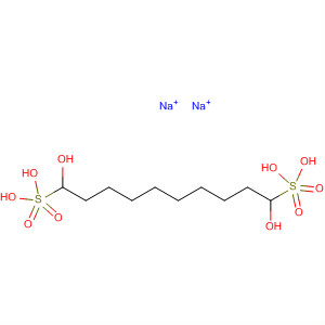 1,10-Decanediol, bis(hydrogen sulfate), disodium salt molecular structure