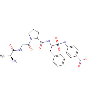 L-Phenylalaninamide, L-alanylglycyl-L-prolyl-N-(4-nitrophenyl)- molecular structure