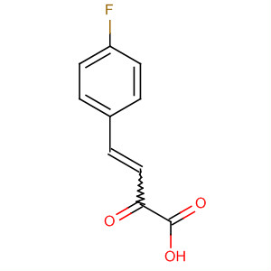 3-Butenoic acid, 4-(4-fluorophenyl)-2-oxo- molecular structure