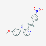 7-methoxy-1-[2-(4-nitrophenyl)ethenyl]-9H-beta-carboline