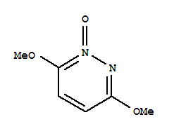 3,6-dimethoxy-1-oxo-1,6-dihydropyridazin-1-ium molecular structure