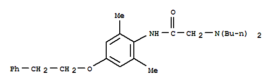 N~2~,N~2~-dibutyl-N-[2,6-dimethyl-4-(2-phenylethoxy)phenyl]glycinamide molecular structure