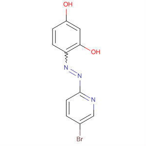 1,3-Benzenediol, 4-[(5-bromo-2-pyridinyl)azo]- molecular structure