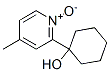 2-(1-Hydroxycyclohexyl)-4-methylpyridine 1-oxide molecular structure