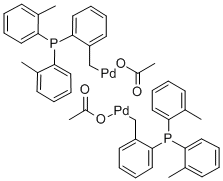 TRANS-DI(MU-ACETATO)BIS[O-(DI-O-TOLYLPHOSPHINO)BENZYL]DIPALLADIUM (II)