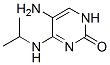 2-1H-PYRIMIDINONE,5-AMINO-4-[(1-METHYLETHYL)AMINO]- molecular structure