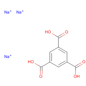 1,3,5-Benzenetricarboxylic acid, trisodium salt molecular structure