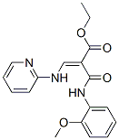 ethyl (E)-2-[(2-methoxyphenyl)carbamoyl]-3-(pyridin-2-ylamino)prop-2-e noate