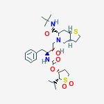 (2R,3R)-1,1-dioxido-2-(propan-2-yl)tetrahydrothiophen-3-yl {(2S,3R)-4-[(3aR,6S,7aS)-6-(tert-butylcarbamoyl)hexahydrothieno[3,2-c]pyridin-5(4H)-yl]-3-hydroxy-1-phenylbutan-2-yl}carbamate