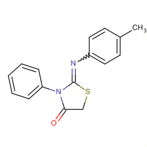 4-Thiazolidinone, 2-[(4-methylphenyl)imino]-3-phenyl-