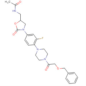Acetamide,N-[[3-[3-fluoro-4-[4-[(phenylmethoxy)acetyl]-1-piperazinyl]phenyl]-2-oxo-5-oxazolidinyl]methyl]-, (S)-