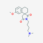 1'-[4-(dimethylamino)butyl]-7-methoxy-3,4-dihydro-2H,2'H,5'H-spiro[naphthalene-1,3'-pyrrolidine]-2',5'-dione