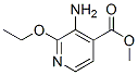 4-Pyridinecarboxylicacid, 3-amino-2-ethoxy-, methyl ester molecular structure