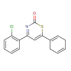 2H-1,3-Thiazin-2-one, 4-(2-chlorophenyl)-3,6-dihydro-6-phenyl- molecular structure