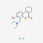 4-[(diethylamino)methyl]-3-hydroxy-7,8,9,10-tetrahydro-6H-benzo[c]chromen-6-one