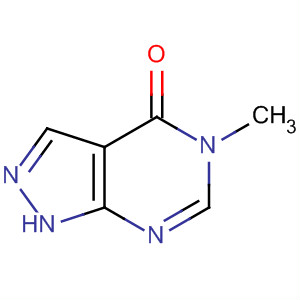4H-Pyrazolo[3,4-d]pyrimidin-4-one, 1,5-dihydro-5-methyl- molecular structure