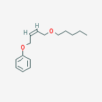 {[(2Z)-4-(pentyloxy)but-2-en-1-yl]oxy}benzene molecular structure