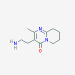 3-(2-aminoethyl)-2-methyl-6,7,8,9-tetrahydropyrido[1,2-a]pyrimidin-4-one molecular structure
