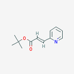 (E)-tert-Butyl 3-(pyridin-2-yl)acrylate molecular structure