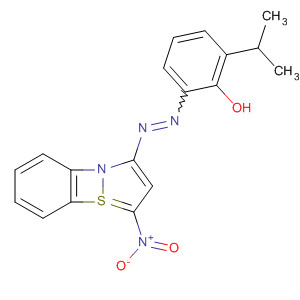 Phenol, 2-(1-methylethyl)-6-[(5-nitro-2,1-benzisothiazol-3-yl)azo]-