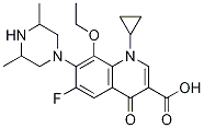 1-cyclopropyl-7-(3,5-dimethylpiperazin-1-yl)-8-ethoxy-6-fluoro-4-oxo-1,4-dihydroquinoline-3-carboxylic acid