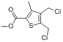 4,5-BIS(CHLOROMETHYL)-3-METHYLTHIOPHENE-2-CARBOXYLIC ACID METHYL ESTER molecular structure