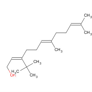 2,6,10-Dodecatrien-1-ol, 3-(1,1-dimethylethyl)-7,11-dimethyl-, (2Z,6E)- molecular structure