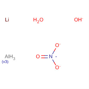 Aluminum lithium hydroxide nitrate, hydrate molecular structure