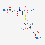 tetrasodium 4-[[(1R)-2-oxido-1-[[[(2R)-3-oxido-2-[(4-oxido-4-oxo-butanoyl)amino]-3-oxo-propyl]disulfanyl]methyl]-2-oxo-ethyl]amino]-4-oxo-butanoate