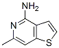 Thieno[3,2-c]pyridin-4-amine,6-methyl- molecular structure