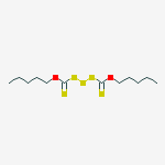 1,3-BIS((PENTYLOXY)CARBOTHIOYL)TRISULFANE molecular structure