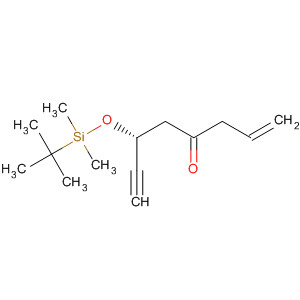 1-Octen-7-yn-4-one, 6-[[(1,1-dimethylethyl)dimethylsilyl]oxy]-, (6R)- molecular structure